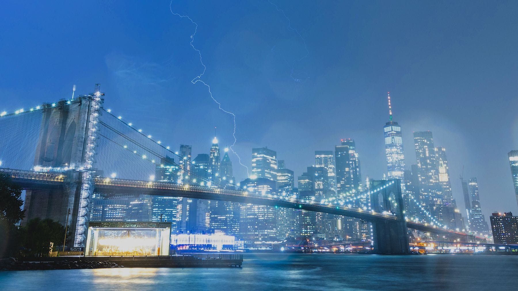 NYC during a thunderstorm