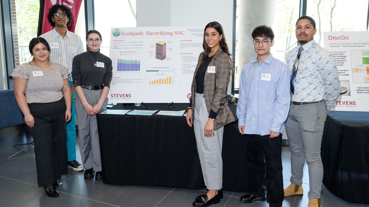 The EcoSpark team poses during the 2024 Innovation Expo.