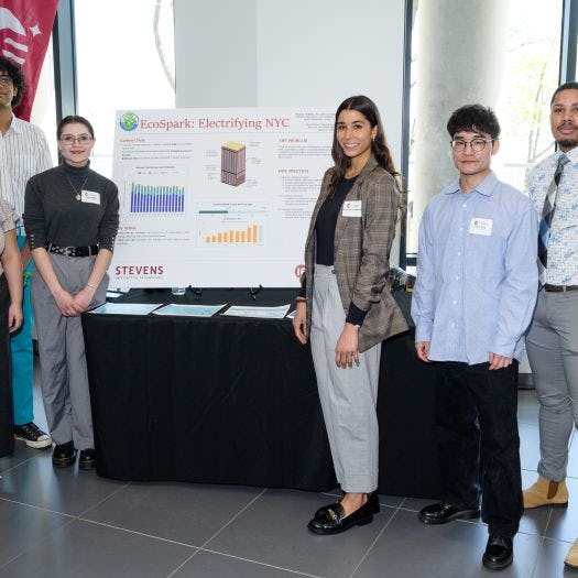 The EcoSpark team poses during the 2024 Innovation Expo.