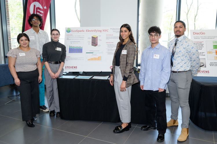 The EcoSpark team poses during the 2024 Innovation Expo.