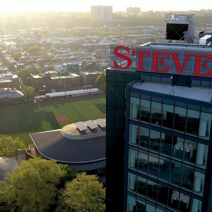 The Stevens sign on the top of UCC