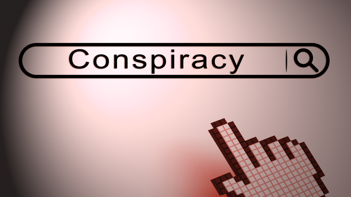 Cursor clicking a "conspiracy" search box
