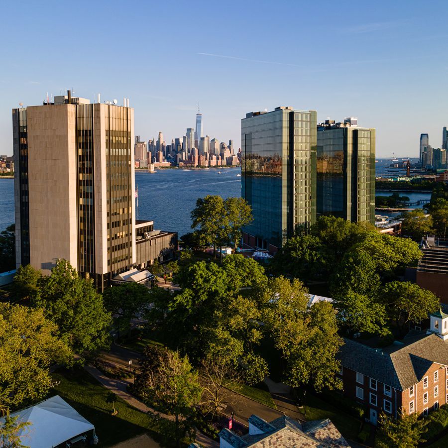 Aerial view of Stevens Campus