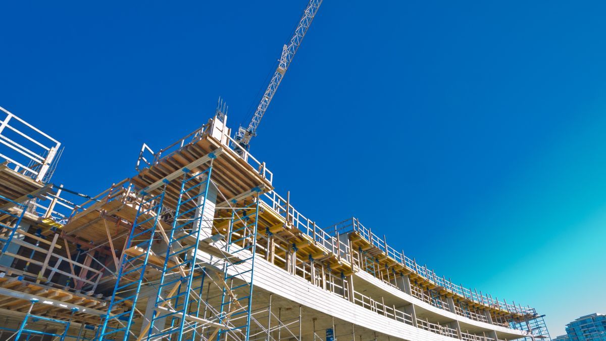 Construction of concrete high-rise building