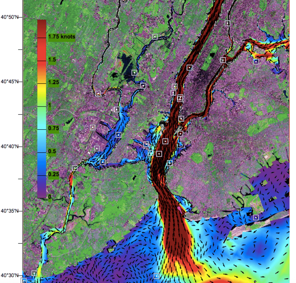 image from Stevens flood-prediction system