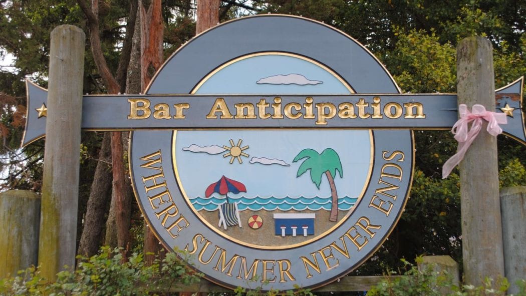 Bar Anticipation sign