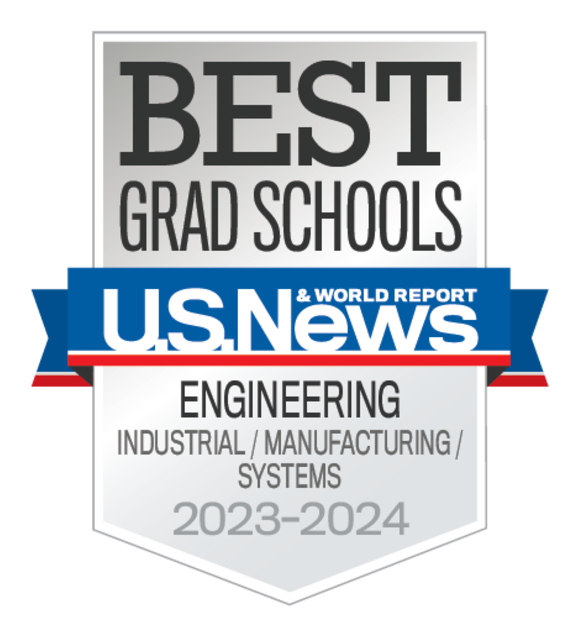 U.S. News & World Report Badge for Systems Engineering program