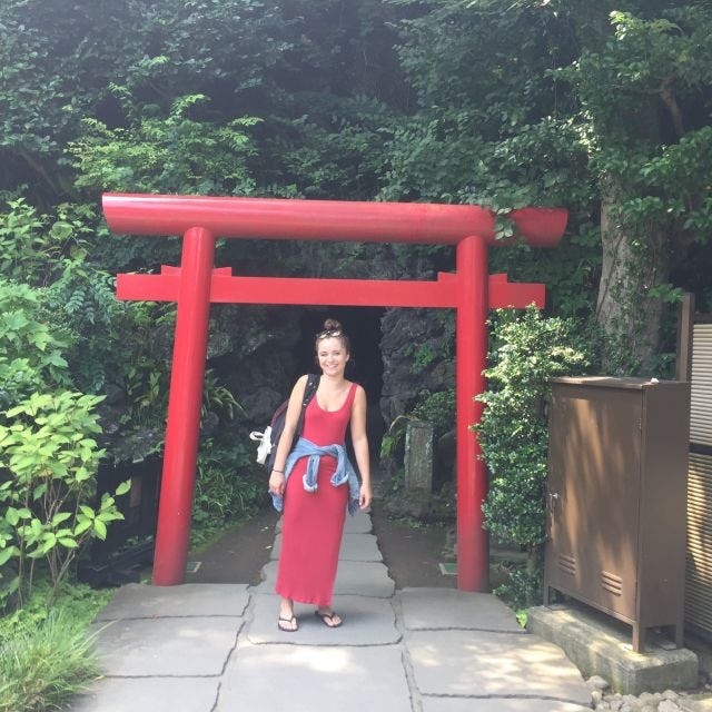 Caitlin Haggerty in Japan